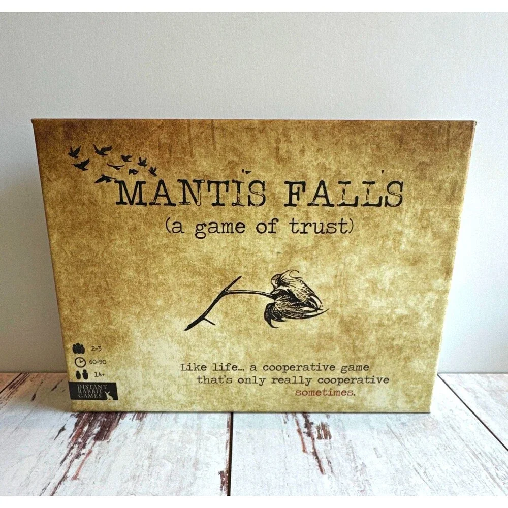 Distant Rabbit Games Mantis Falls Trust Card Game Coop 2P Ages 14+ 2021 Award